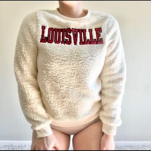U of L Crew Neck Pullover NWT UofL